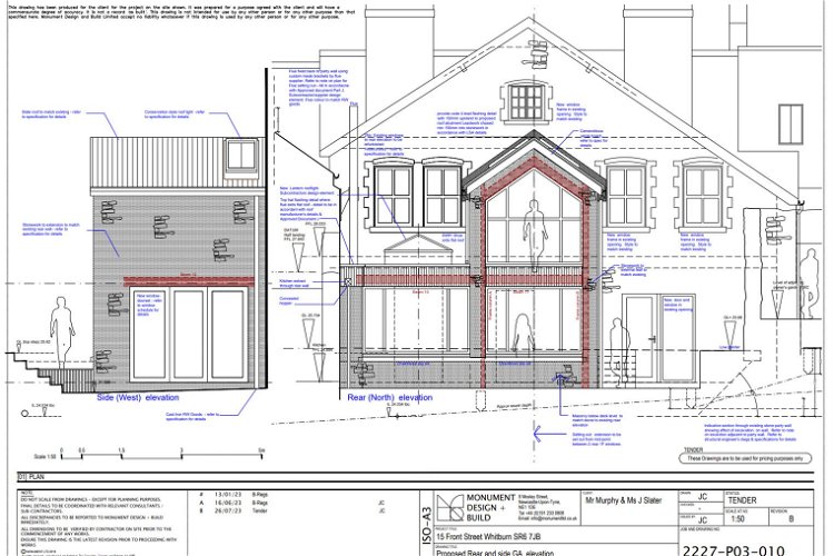 Proposed Rear and Side Elevation.png - Picture 26 of 29