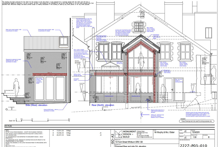 Proposed Rear and Side Elevation.png - Picture 22 of 25