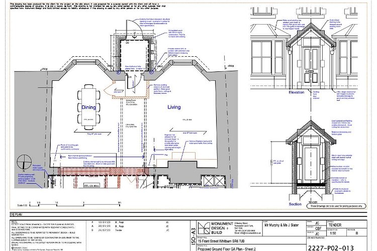 2227-P02-013 Rev B - Proposed Ground Floor GA Plan - Picture 29 of 29