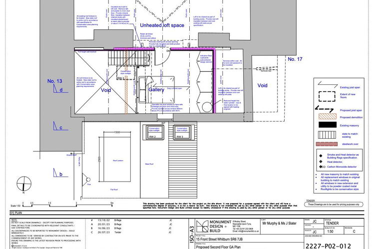 2227-P02-012 REV C - Proposed Second Floor GA Plan - Picture 23 of 25